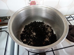 Drying Tea Leaves