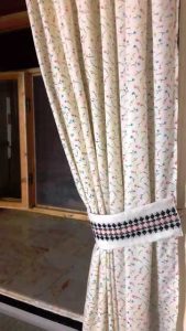 Window Curtain decorated with Chadorshab textile