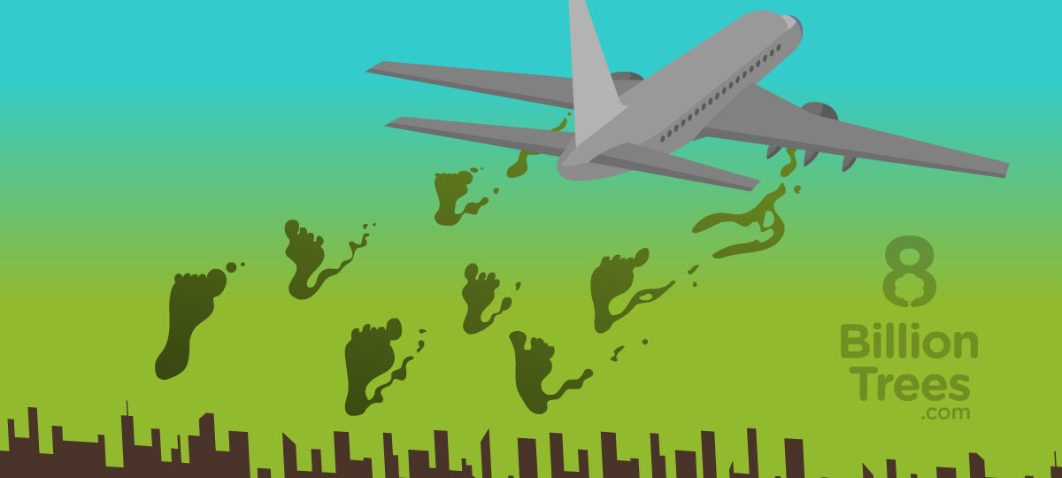 انتشار کربن ناشی از سفر با هواپیما
